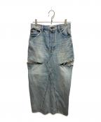 Sea Room lynnシールームリン）の古着「スカート」｜インディゴ