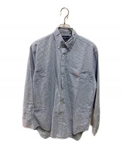 PAPAS パパス リネンシャツ 麻100% L グレー 日本製 長袖 メンズ 中古・古着通販】PAPAS (パパス) リネンシャツ グレー サイズ:M