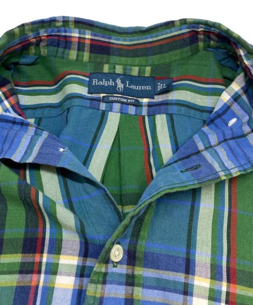 RALPH LAUREN（ラルフローレン）RALPH LAUREN (ラルフローレン) シャツ グリーン サイズ:Lの古着・服飾アイテム