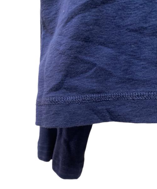 POLO RALPH LAUREN（ポロ・ラルフローレン）POLO RALPH LAUREN (ポロ・ラルフローレン) 90's ヘンリーネックカットソー ネイビー サイズ:XLの古着・服飾アイテム