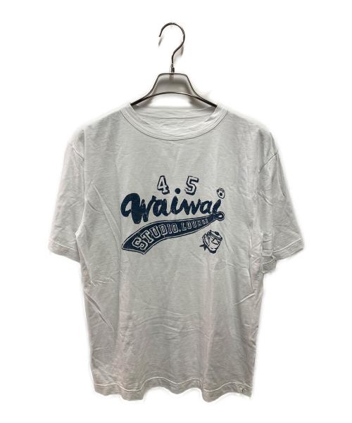 45R（フォーティファイブ・アール）45R (フォーティファイブ・アール) Tシャツ ホワイト サイズ:FREEの古着・服飾アイテム