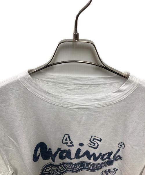 45R（フォーティファイブ・アール）45R (フォーティファイブ・アール) Tシャツ ホワイト サイズ:FREEの古着・服飾アイテム