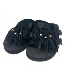 suicoke（スイコック）の古着「フリンジ ストラップ サンダル」｜ブラック