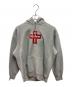 SUPREME（シュプリーム）の古着「20FW Cross Box Logo Hooded Sweatshirt」｜グレー
