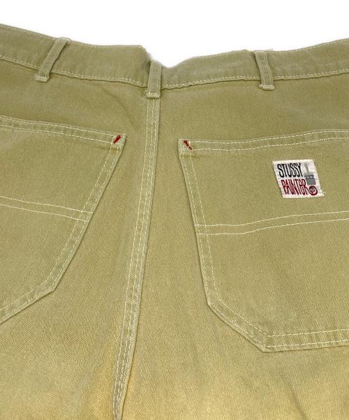 stussy（ステューシー）stussy (ステューシー) ペインターショーツ ベージュ サイズ:サイズ詳細参照の古着・服飾アイテム