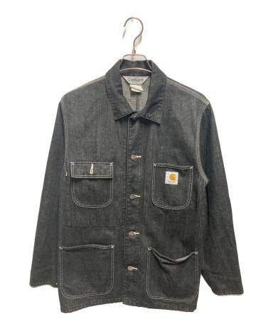 中古・古着通販】CarHartt (カーハート) デニムカバーオール ブラック