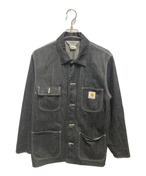 CarHartt（カーハート）CarHartt (カーハート) デニムカバーオール ブラック サイズ:Ｍの古着・服飾アイテム