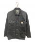 CarHartt（カーハート）の古着「デニムカバーオール」｜ブラック