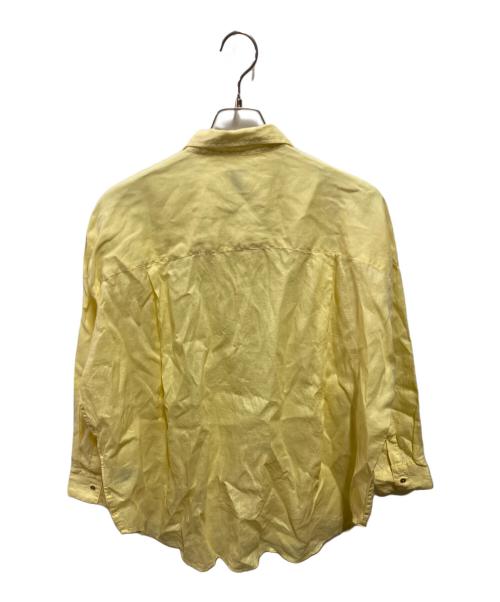 Spick and Span（スピック＆スパン）Spick and Span (スピック＆スパン) 25SS 80リネンカシュクール ビッグシャツ イエロー サイズ:FREEの古着・服飾アイテム