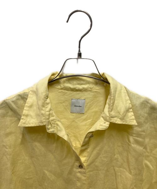 Spick and Span（スピック＆スパン）Spick and Span (スピック＆スパン) 25SS 80リネンカシュクール ビッグシャツ イエロー サイズ:FREEの古着・服飾アイテム