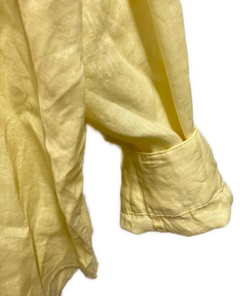 Spick and Span（スピック＆スパン）Spick and Span (スピック＆スパン) 25SS 80リネンカシュクール ビッグシャツ イエロー サイズ:FREEの古着・服飾アイテム
