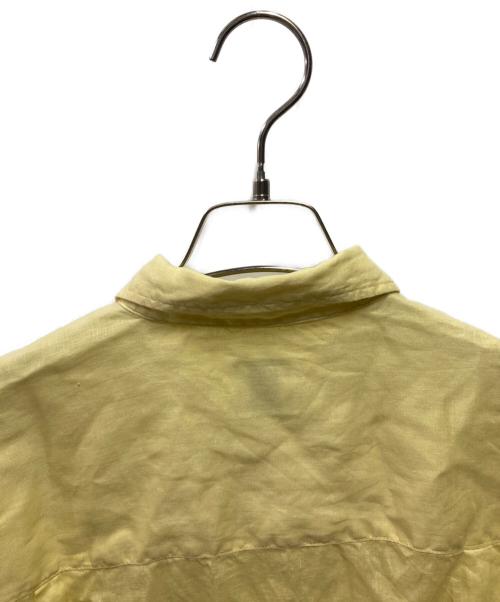 Spick and Span（スピック＆スパン）Spick and Span (スピック＆スパン) 25SS 80リネンカシュクール ビッグシャツ イエロー サイズ:FREEの古着・服飾アイテム