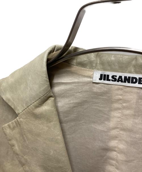JIL SANDER（ジルサンダー）JIL SANDER (ジルサンダー) 00's レザージャケット グリーン サイズ:38の古着・服飾アイテム