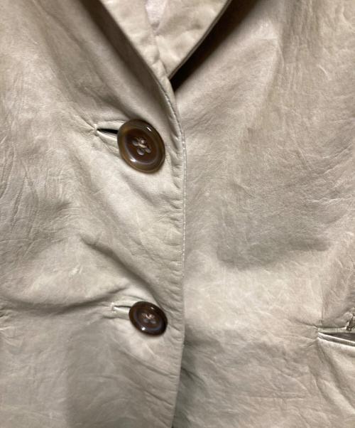 JIL SANDER（ジルサンダー）JIL SANDER (ジルサンダー) 00's レザージャケット グリーン サイズ:38の古着・服飾アイテム