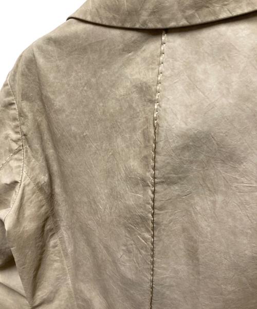 JIL SANDER（ジルサンダー）JIL SANDER (ジルサンダー) 00's レザージャケット グリーン サイズ:38の古着・服飾アイテム