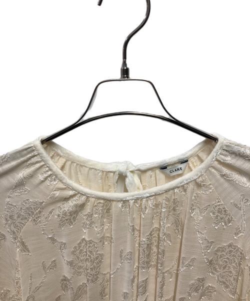 CLANE（クラネ）CLANE (クラネ) シースルーフラワーワンピース ベージュ サイズ:1の古着・服飾アイテム