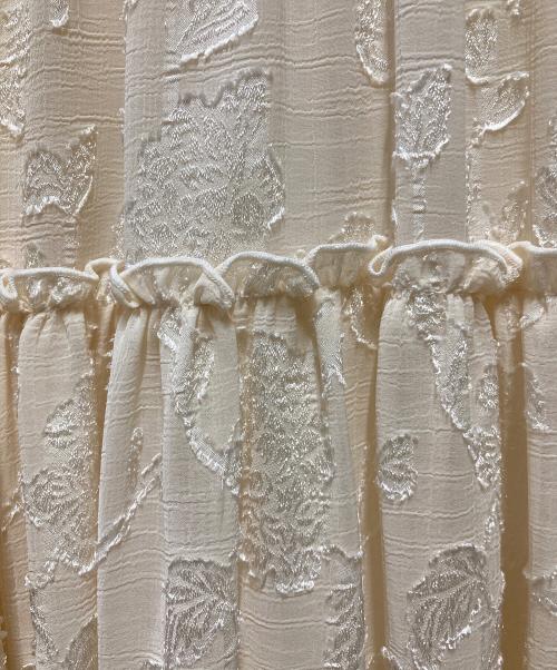 CLANE（クラネ）CLANE (クラネ) シースルーフラワーワンピース ベージュ サイズ:1の古着・服飾アイテム