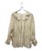 Ameriアメリ）の古着「NEGLIGEE LOOSE BLOUSE」｜ベージュ