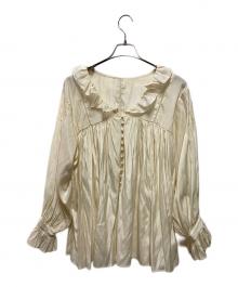 Ameri（アメリ）の古着「NEGLIGEE LOOSE BLOUSE」｜ベージュ