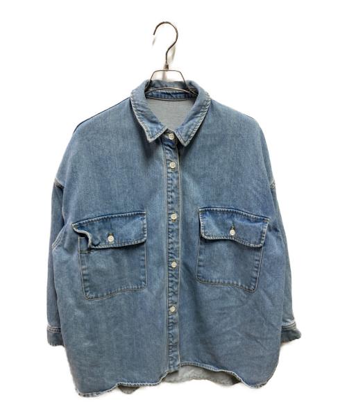 BABYLONE（バビロン）BABYLONE (バビロン) デニムビッグシャツ インディゴ サイズ:FREEの古着・服飾アイテム