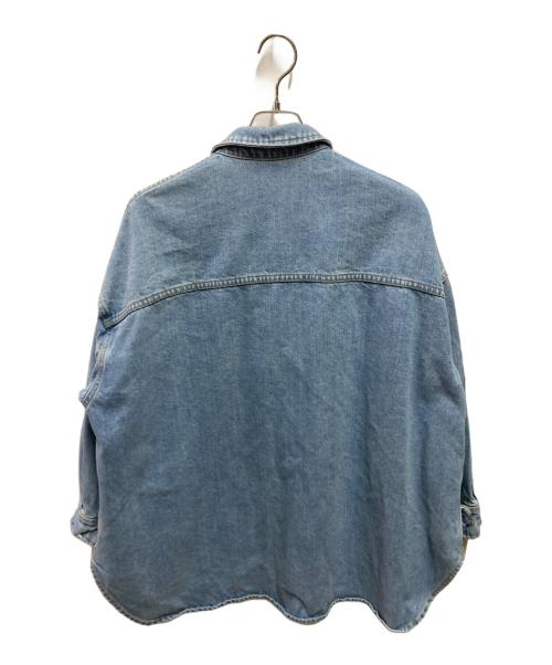 BABYLONE（バビロン）BABYLONE (バビロン) デニムビッグシャツ インディゴ サイズ:FREEの古着・服飾アイテム