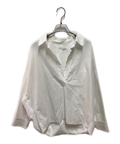 R'IAM-Plage（リアムプラージュ）R'IAM-Plage (リアムプラージュ) 24SS R’IAM フォルムスキッパーシャツ ホワイト サイズ:FREEの古着・服飾アイテム