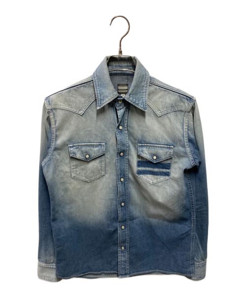 MOMOTARO JEANS（桃太郎ジーンズ）MOMOTARO JEANS (桃太郎ジーンズ) デニムシャツ インディゴ サイズ:Ｍの古着・服飾アイテム