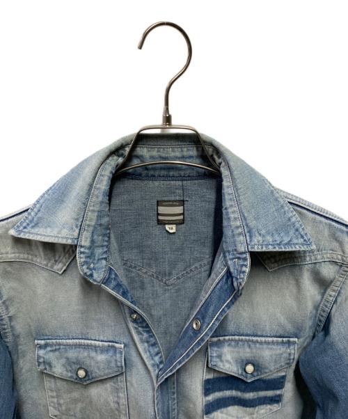 MOMOTARO JEANS（桃太郎ジーンズ）MOMOTARO JEANS (桃太郎ジーンズ) デニムシャツ インディゴ サイズ:Ｍの古着・服飾アイテム