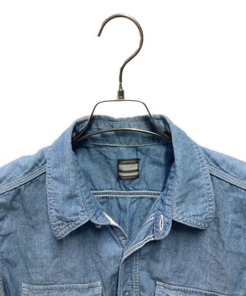MOMOTARO JEANS（桃太郎ジーンズ）MOMOTARO JEANS (桃太郎ジーンズ) デニムシャツ インディゴ サイズ:サイズ詳細参照の古着・服飾アイテム