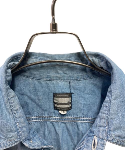 MOMOTARO JEANS（桃太郎ジーンズ）MOMOTARO JEANS (桃太郎ジーンズ) デニムシャツ インディゴ サイズ:38の古着・服飾アイテム