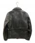 RRL (ダブルアールエル) MOORHOUSE LEATHER JACKET レザーカーコート ブラック サイズ:Ｓ：300000円