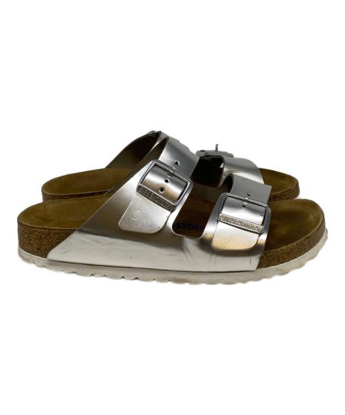BIRKENSTOCK（ビルケンシュトック）BIRKENSTOCK (ビルケンシュトック) アリゾナ シルバー サイズ:25cmの古着・服飾アイテム