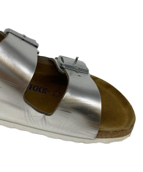 BIRKENSTOCK（ビルケンシュトック）BIRKENSTOCK (ビルケンシュトック) アリゾナ シルバー サイズ:25cmの古着・服飾アイテム