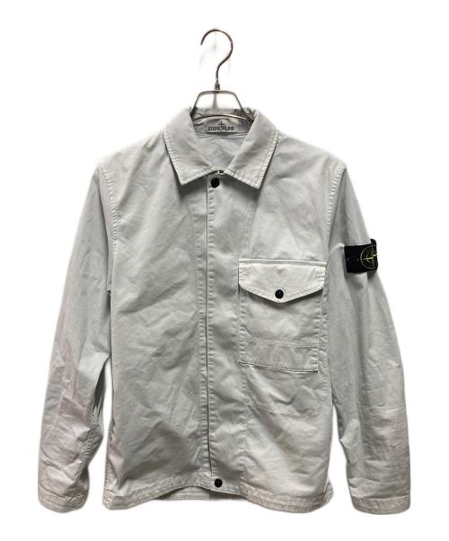 STONE ISLAND（ストーンアイランド）STONE ISLAND (ストーンアイランド) 26SS ロゴワッペンジャケット ブルー サイズ:Ｓの古着・服飾アイテム