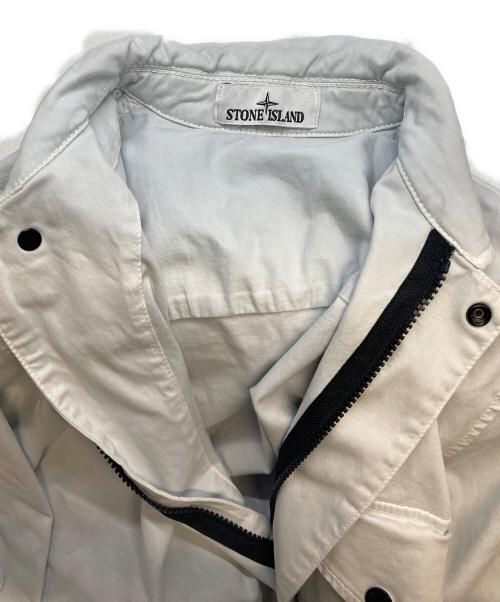 STONE ISLAND（ストーンアイランド）STONE ISLAND (ストーンアイランド) 26SS ロゴワッペンジャケット ブルー サイズ:Ｓの古着・服飾アイテム