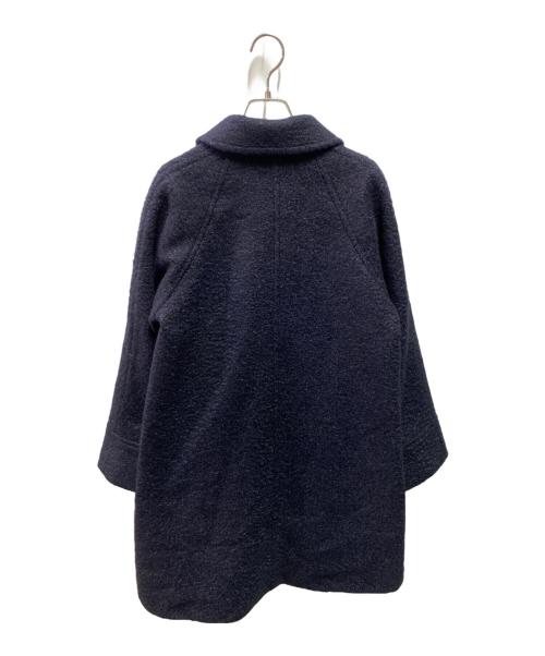 EMMEL REFINES（エメル リファインズ）EMMEL REFINES (エメル リファインズ) EM Aライン ミディアム コート ネイビー サイズ:Sの古着・服飾アイテム
