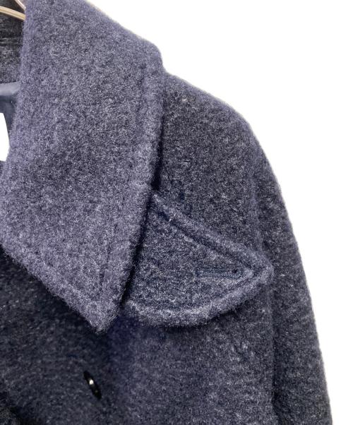 EMMEL REFINES（エメル リファインズ）EMMEL REFINES (エメル リファインズ) EM Aライン ミディアム コート ネイビー サイズ:Sの古着・服飾アイテム