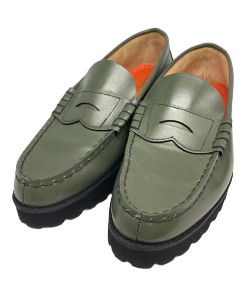 AVIREX（アヴィレックス）AVIREX (アヴィレックス) kenford (ケンフォード) TANKSOLE LOAFERS ”ICON of FLIGHT” グリーン サイズ:25.5ｃｍの古着・服飾アイテム