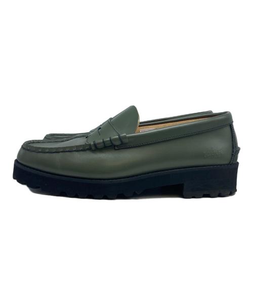 AVIREX（アヴィレックス）AVIREX (アヴィレックス) kenford (ケンフォード) TANKSOLE LOAFERS ”ICON of FLIGHT” グリーン サイズ:25.5ｃｍの古着・服飾アイテム