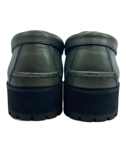AVIREX（アヴィレックス）AVIREX (アヴィレックス) kenford (ケンフォード) TANKSOLE LOAFERS ”ICON of FLIGHT” グリーン サイズ:25.5ｃｍの古着・服飾アイテム