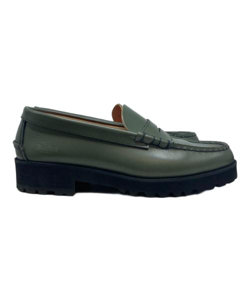 AVIREX（アヴィレックス）AVIREX (アヴィレックス) kenford (ケンフォード) TANKSOLE LOAFERS ”ICON of FLIGHT” グリーン サイズ:25.5ｃｍの古着・服飾アイテム