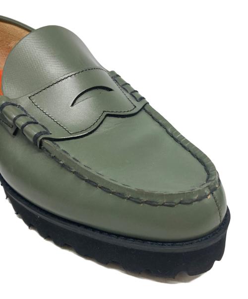 AVIREX（アヴィレックス）AVIREX (アヴィレックス) kenford (ケンフォード) TANKSOLE LOAFERS ”ICON of FLIGHT” グリーン サイズ:25.5ｃｍの古着・服飾アイテム