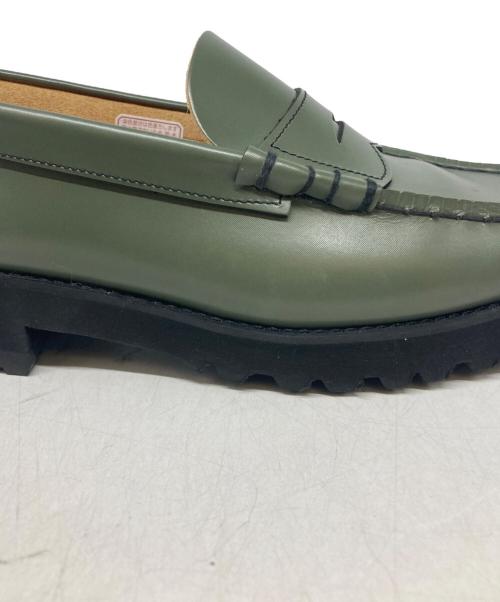 AVIREX（アヴィレックス）AVIREX (アヴィレックス) kenford (ケンフォード) TANKSOLE LOAFERS ”ICON of FLIGHT” グリーン サイズ:25.5ｃｍの古着・服飾アイテム