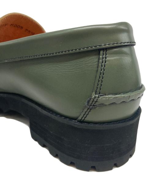 AVIREX（アヴィレックス）AVIREX (アヴィレックス) kenford (ケンフォード) TANKSOLE LOAFERS ”ICON of FLIGHT” グリーン サイズ:25.5ｃｍの古着・服飾アイテム