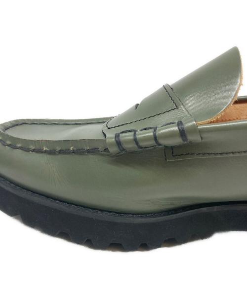 AVIREX（アヴィレックス）AVIREX (アヴィレックス) kenford (ケンフォード) TANKSOLE LOAFERS ”ICON of FLIGHT” グリーン サイズ:25.5ｃｍの古着・服飾アイテム