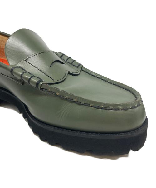 AVIREX（アヴィレックス）AVIREX (アヴィレックス) kenford (ケンフォード) TANKSOLE LOAFERS ”ICON of FLIGHT” グリーン サイズ:25.5ｃｍの古着・服飾アイテム