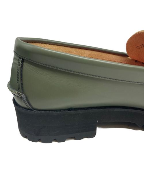 AVIREX（アヴィレックス）AVIREX (アヴィレックス) kenford (ケンフォード) TANKSOLE LOAFERS ”ICON of FLIGHT” グリーン サイズ:25.5ｃｍの古着・服飾アイテム