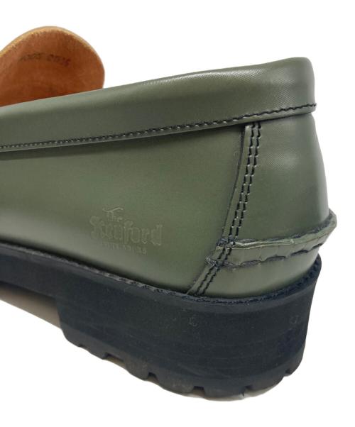AVIREX（アヴィレックス）AVIREX (アヴィレックス) kenford (ケンフォード) TANKSOLE LOAFERS ”ICON of FLIGHT” グリーン サイズ:25.5ｃｍの古着・服飾アイテム