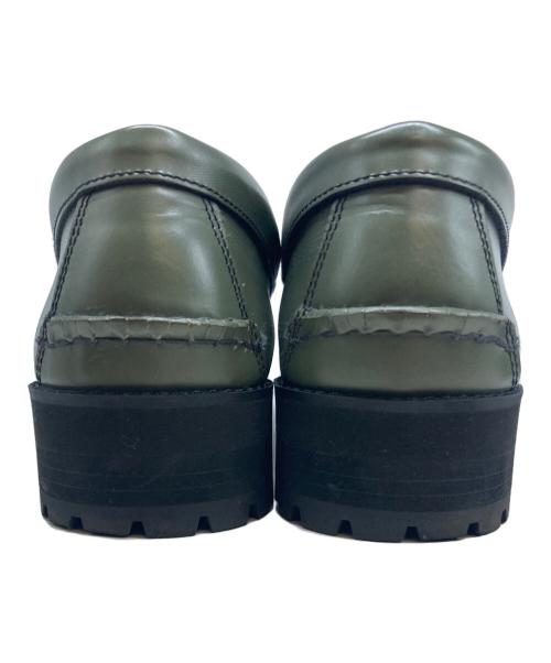 AVIREX（アヴィレックス）AVIREX (アヴィレックス) kenford (ケンフォード) TANKSOLE LOAFERS ”ICON of FLIGHT” グリーン サイズ:25.5ｃｍの古着・服飾アイテム