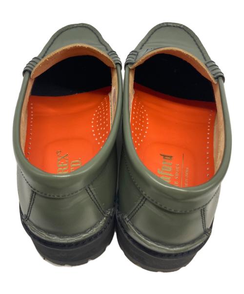 AVIREX（アヴィレックス）AVIREX (アヴィレックス) kenford (ケンフォード) TANKSOLE LOAFERS ”ICON of FLIGHT” グリーン サイズ:25.5ｃｍの古着・服飾アイテム